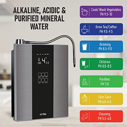 [דגם חדש] מכונת מים אלקלין תוצרת קוריאה, מכונת מים אלקליין, יינון מים, מייצרת pH 8.5-10.0 מים אלקליין/מים
